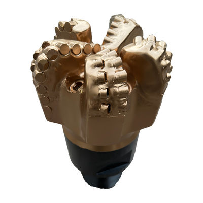 5 blade 8.5 inch PDC Core Drill Bit Double Row Cutter สําหรับการเจาะบ่อน้ํา
