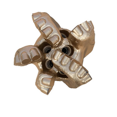 5 Blades PDC Drill Bit Double Row Cutter 8 1/2 นิ้ว สําหรับการเจาะบ่อน้ํา